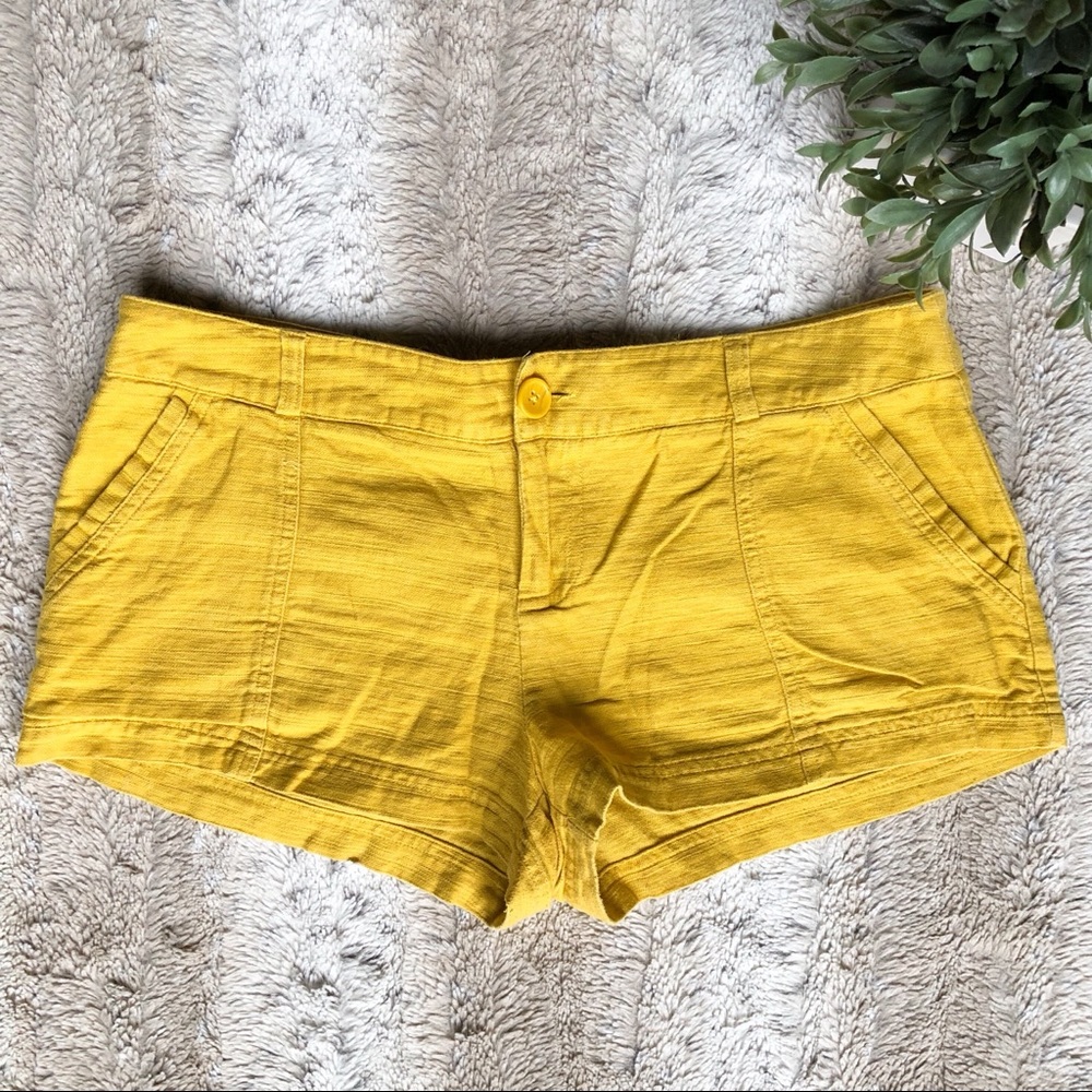 Forever 21 Mustard Shorts